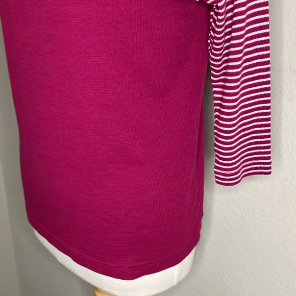 Gap Raspberry Baseball Thermal Tee - Picture 3 of 5